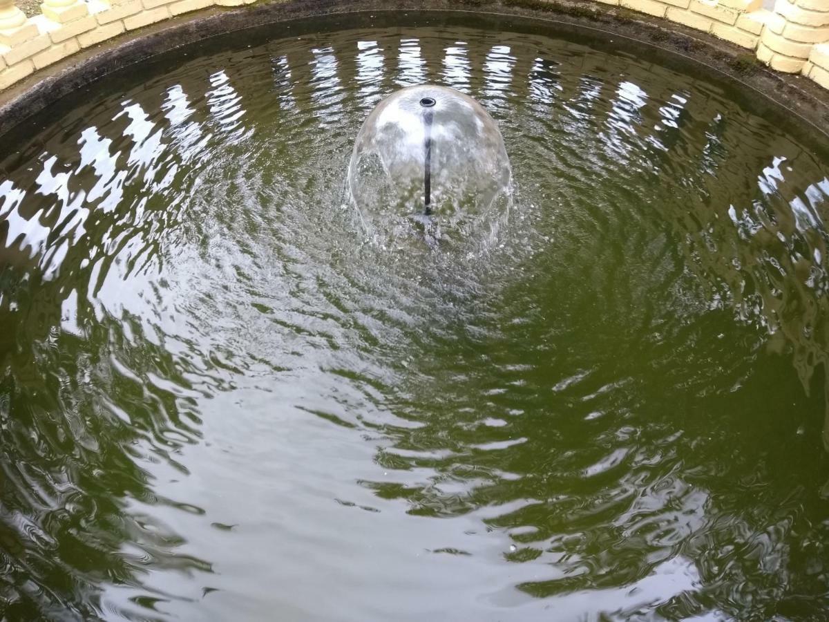 Pousada Nossa Senhora Penedo Kültér fotó A fountain in the park